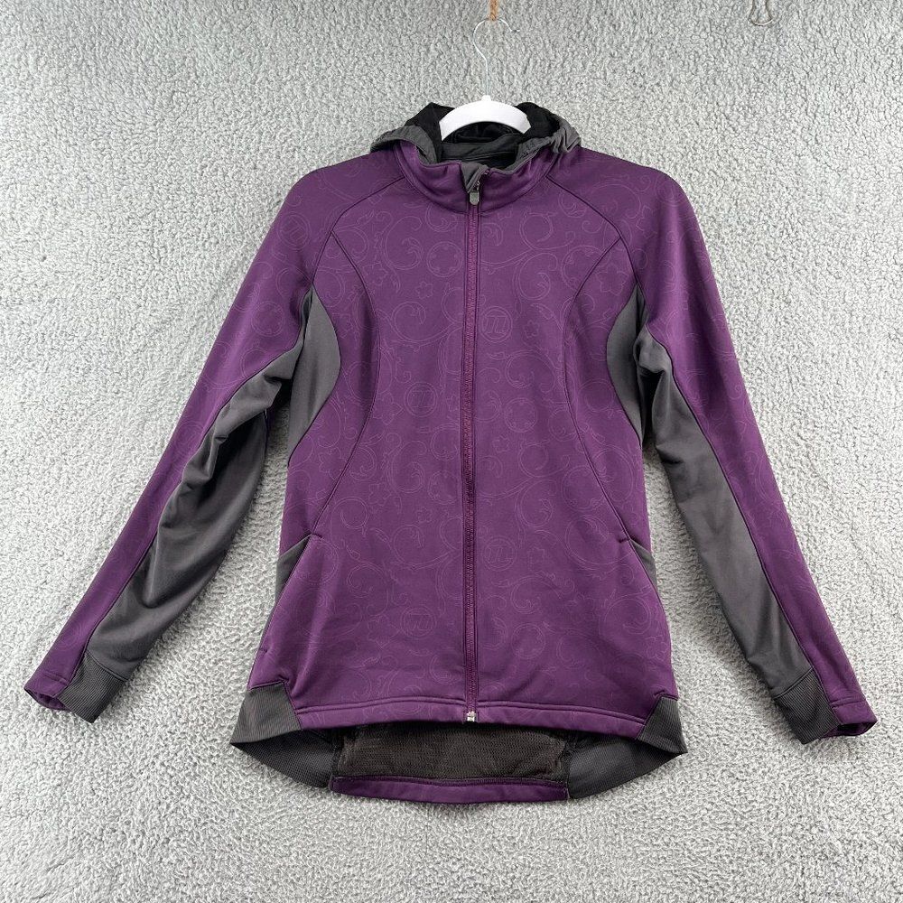 Novara Cycling Jacket Full Zip Size Medium Vented Pockets Hooded